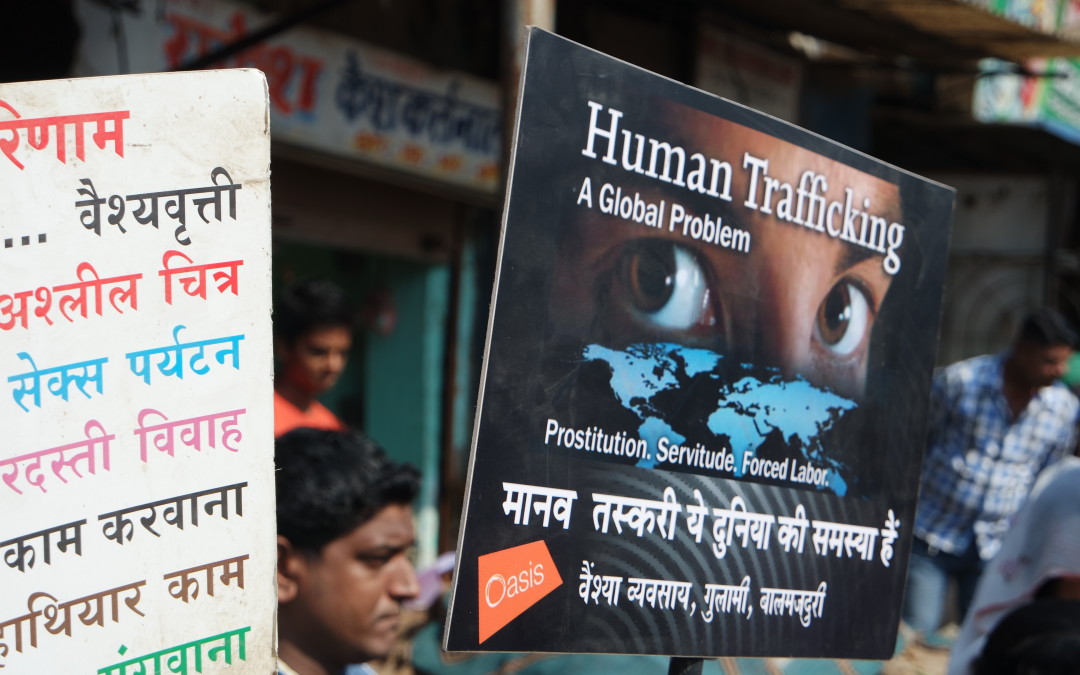 Rallying against human trafficking in the slums of Mumbai